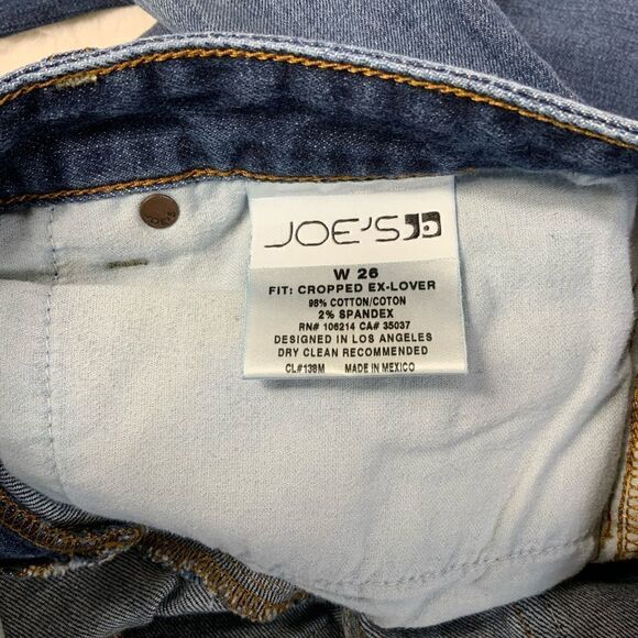 Women’s Joe’s Ex-Lover cropped distressed jeans - Picture 6 of 6